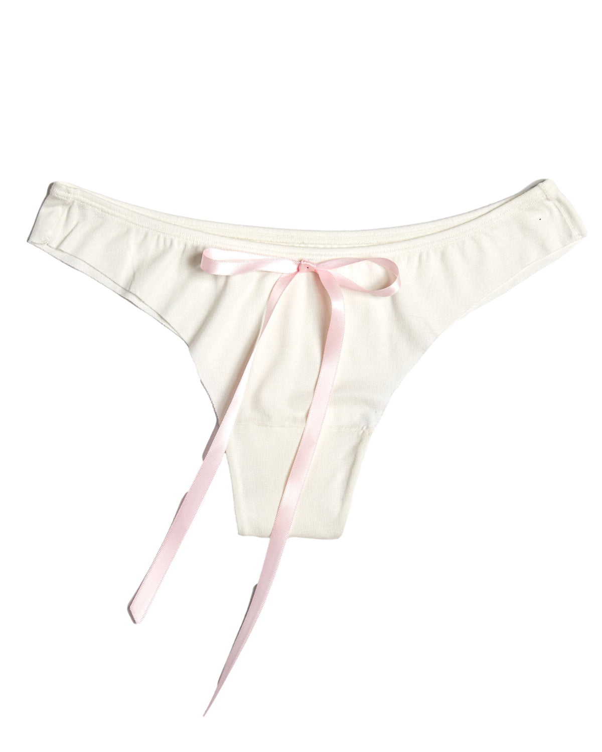 Soft white Classic Princess Brief lingerie by Cats n Scribbles, featuring delicate lace and comfortable fit.