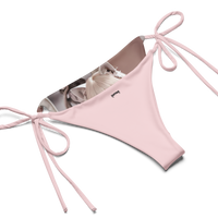 Pink digital doll bikini swimwear by Cats n Scribbles, featuring a ballet-inspired design in a 2XS size.