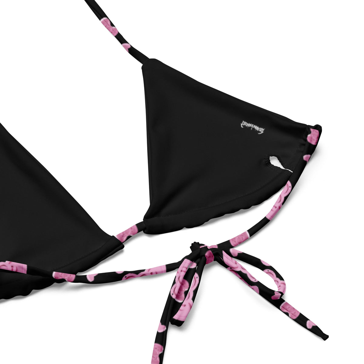Tiny cats and scribbles print Too Purr Bikini from Cats n Scribbles, vibrant swimwear with playful feline design.