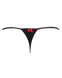 Black CNS x Dollz 2000 Feed Cats G-String underwear by Cats n Scribbles, featuring minimal coverage and sleek design.