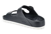 Black and white CCILU Horizon Check women's sandals with stylish strap design and open-toe style.