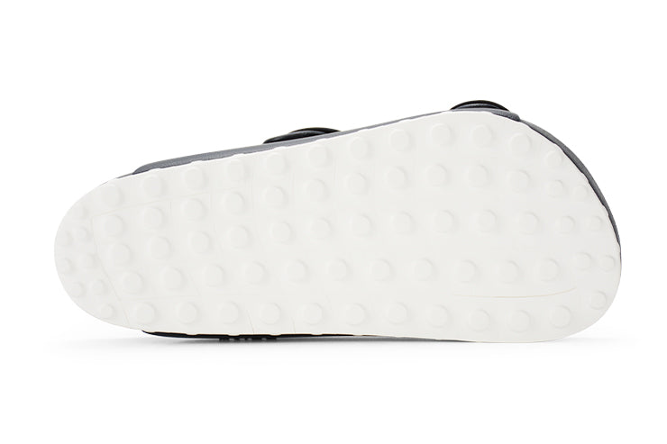 Black and white CCILU Horizon Check sandals for women, featuring a stylish open-toe design and casual slip-on style.