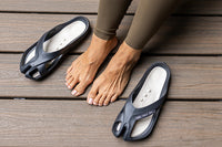 Women's CCILU Stepping Stones Caring sandals with open toes and adjustable straps, featuring a comfortable slip-on design.