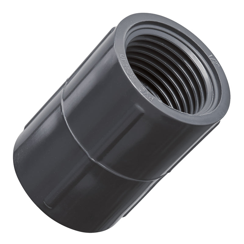 1/2" FPT PVC Coupling | 38413