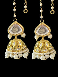 Deccan Jewelry BR499 Nudar bridal set with kundan and pearls, featuring intricate jewelry pieces for special occasions.