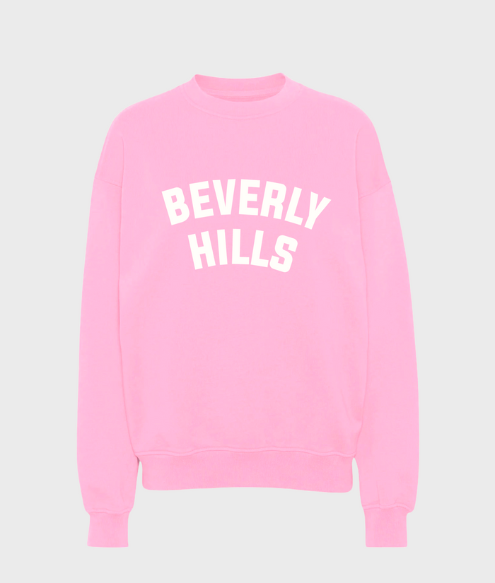 Gray Departure Beverly Hills sweatshirt displayed on a neutral background, showcasing its casual style and comfortable fit.