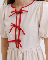 Downeast Bestie Dress in XS size, tapioca color, casual dress with a relaxed fit and sleeveless design.
