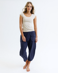 White Downeast Wonder Tee in size XS featuring a classic crew neck and soft cotton fabric, laid flat for display.