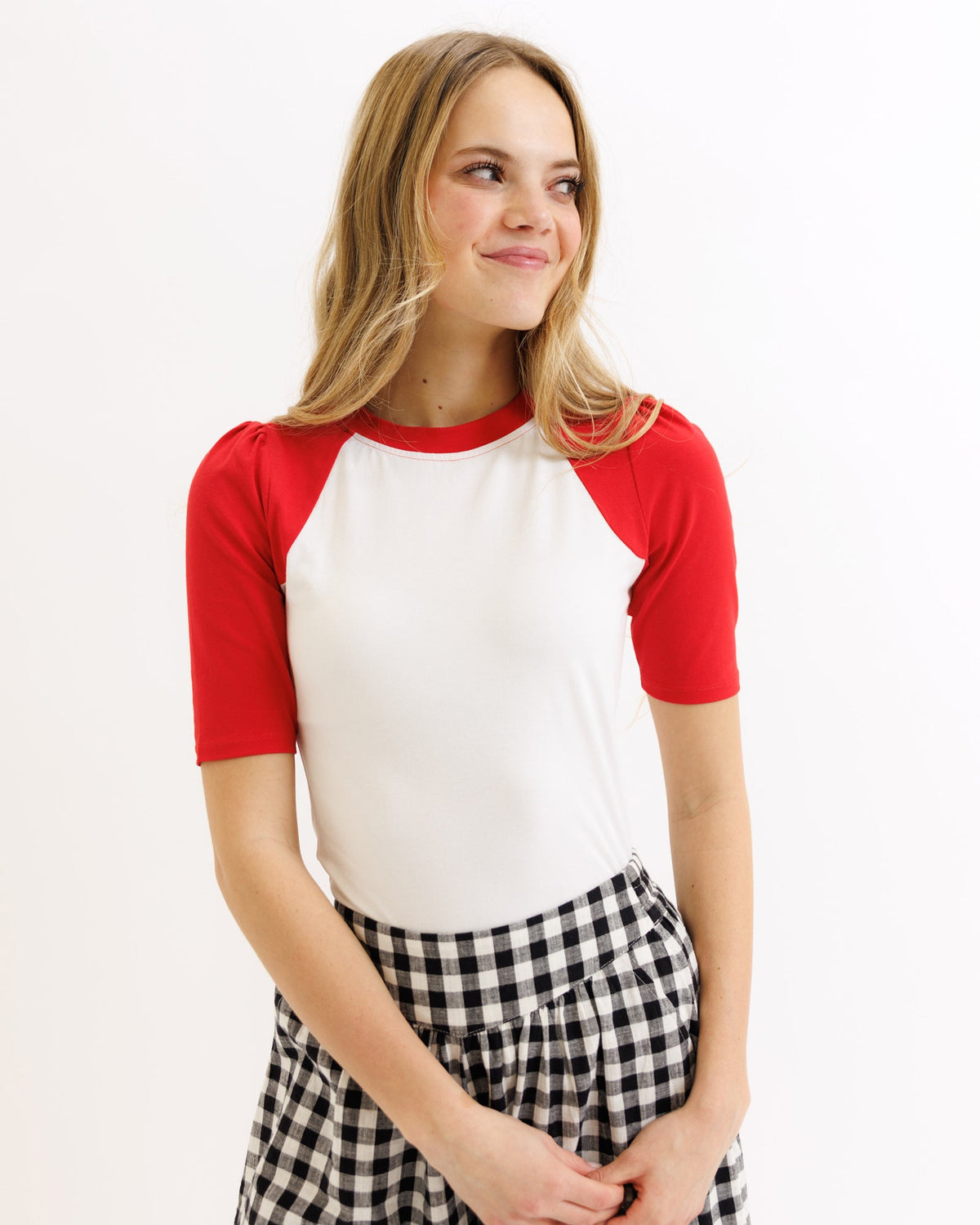 Downeast Half Time Tee, casual tops for women, featuring a comfortable fit and stylish design in soft fabric.