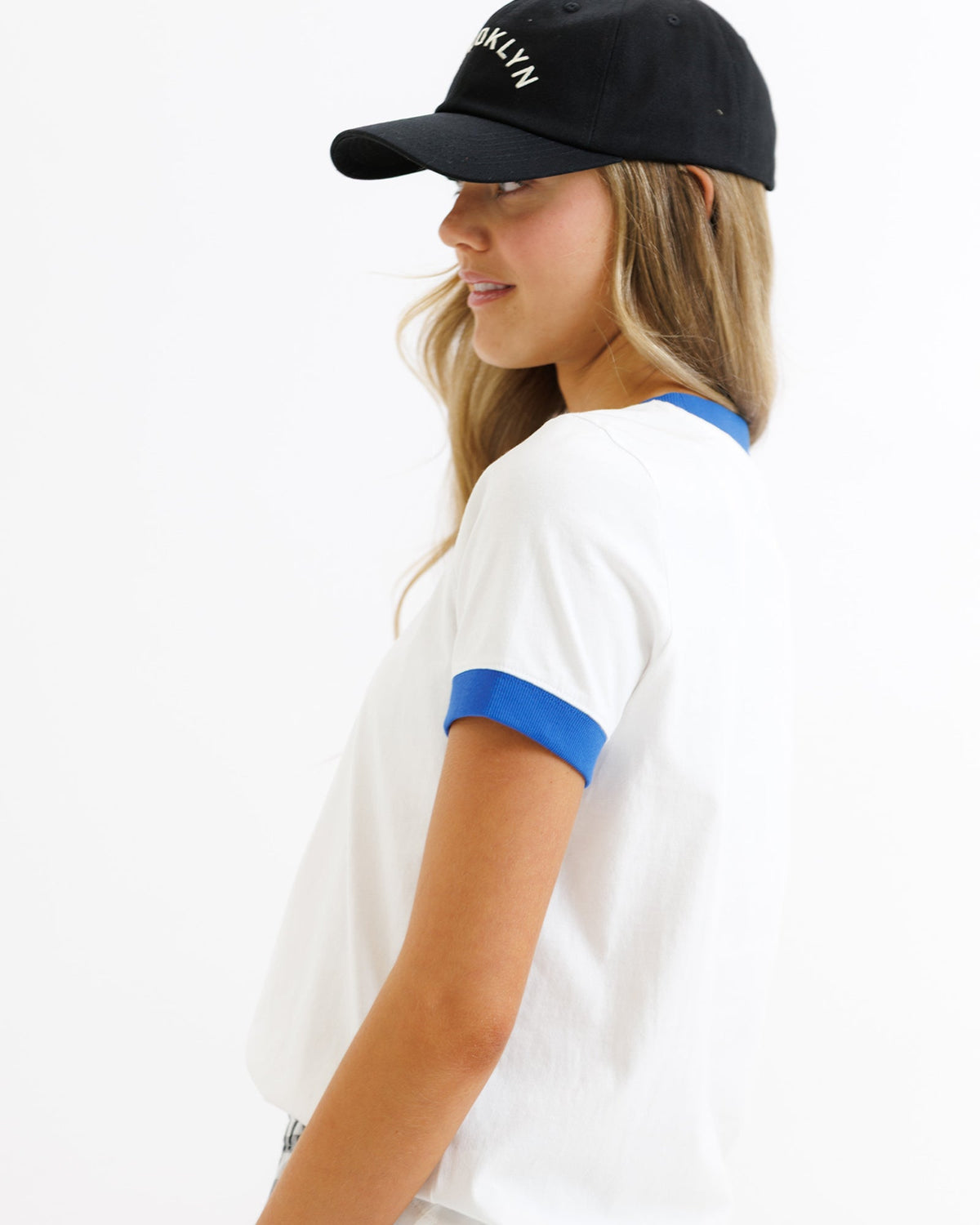 Downeast Your Favorite Ringer Tee, casual short-sleeve tops with contrasting collar and sleeve bands, soft cotton fabric.