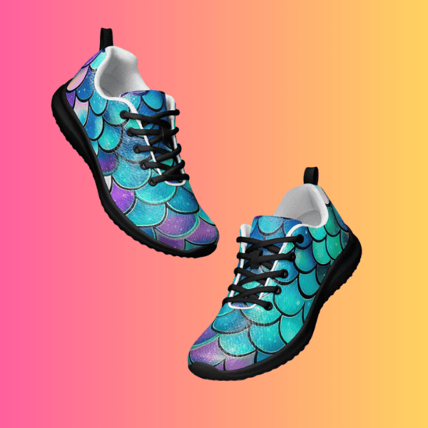 Black Queen's Festie Shoes for women, lightweight athletic footwear designed for rave festivals and dance events.