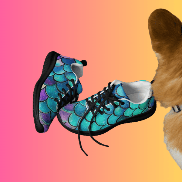 Black Queen's Festie Shoes for women, lightweight athletic shoes designed for rave festivals and dance events.