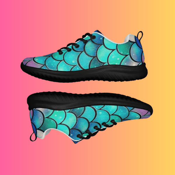 Women’s lightweight Queen's Festie Shoes from EDMFestieGear in black, designed for festival and rave vibes, athletic and comfortable.