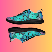 Women’s lightweight Queen's Festie Shoes from EDMFestieGear in black, designed for festival and rave vibes, athletic and comfortable.