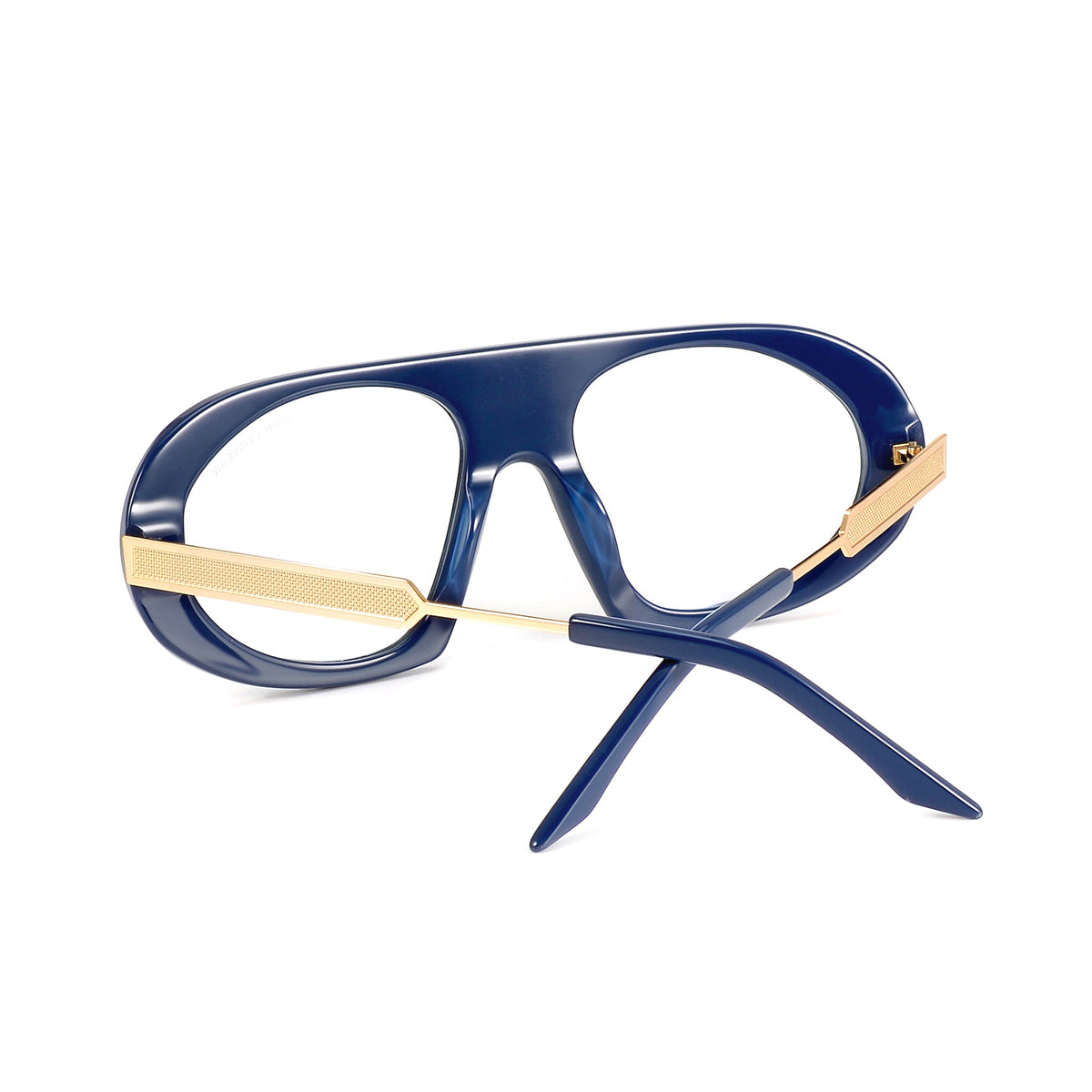 Black Saint Marc glasses with clear lenses by EXCLUSIVE EYES INC, featuring a stylish and modern design.