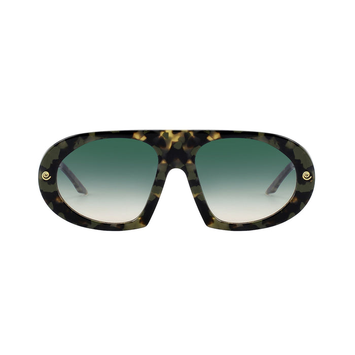 Black Saint Marc sunglasses by Exclusive Eyes Inc with clear lenses, stylish and modern eyewear for a bold look.