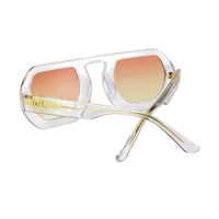 Close-up of the THOTH eyewear from EXCLUSIVE EYES, INC, showcasing the sleek black frame and stylish design.