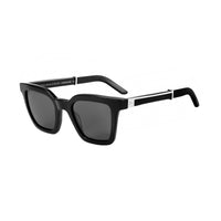 Black Master Flash sunglasses with blue light lenses from Exclusive Eyes Inc, featuring sleek design and modern style.