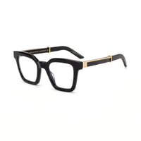 Black Master Flash sunglasses by Exclusive Eyes Inc with blue light lenses, stylish eyewear for eye protection and modern fashion.