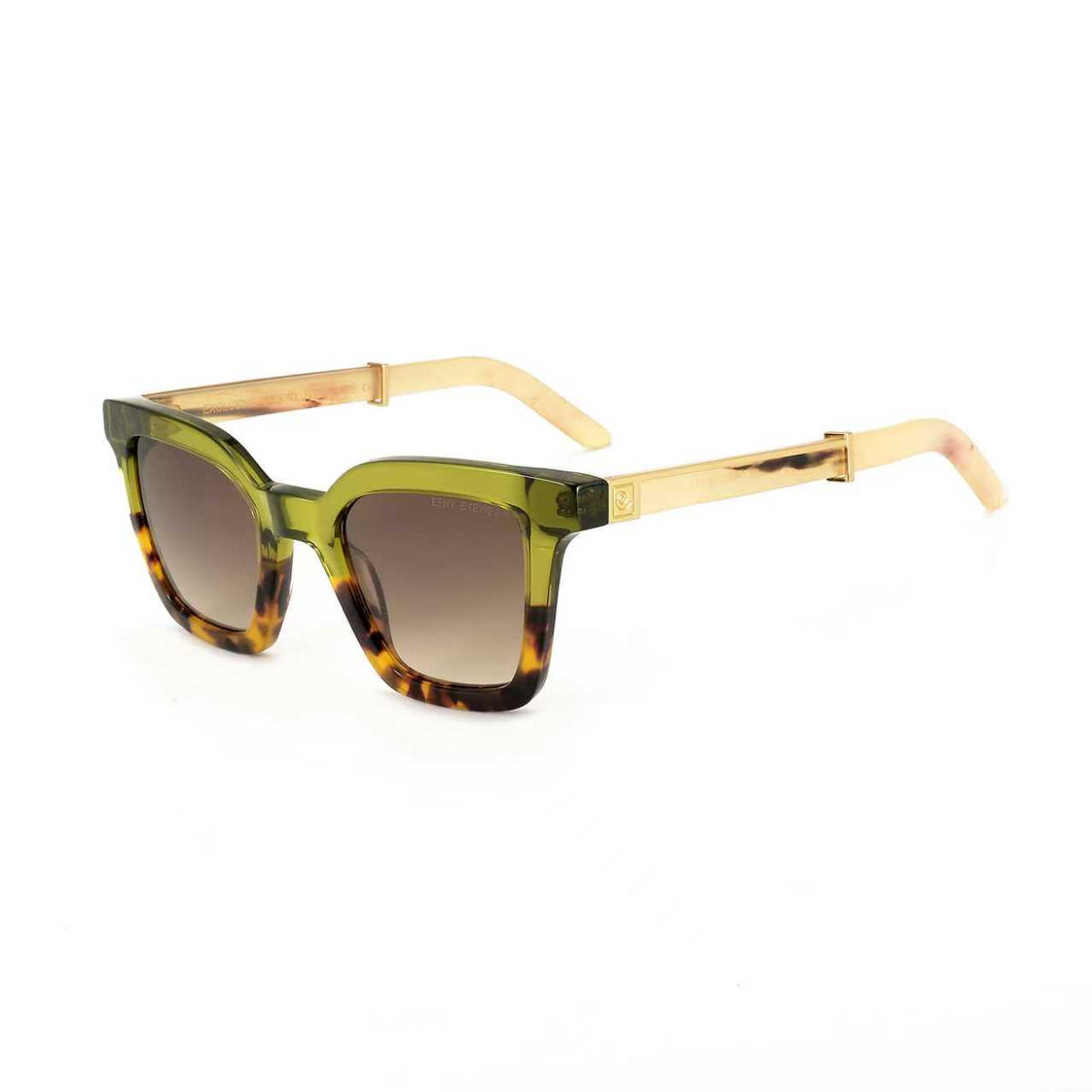 Black Master Flash sunglasses with blue light lenses from EXCLUSIVE EYES, INC. featuring sleek design and tinted blue lenses.