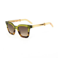 Black Master Flash sunglasses with blue light lenses from EXCLUSIVE EYES, INC. featuring sleek design and tinted blue lenses.