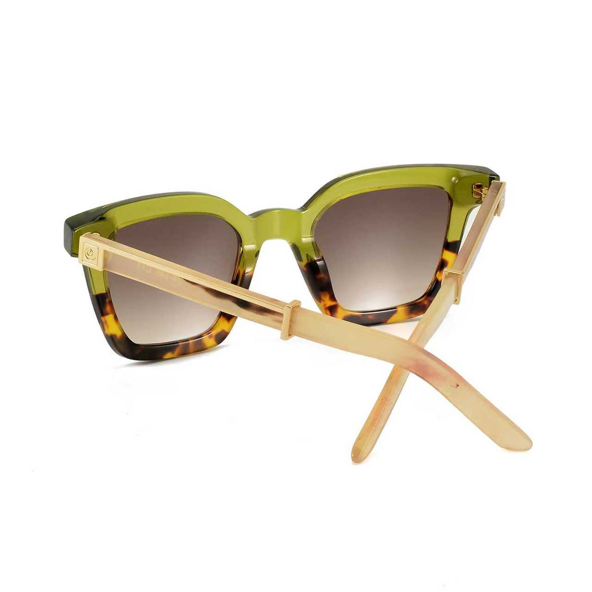 Black Master Flash sunglasses with blue light lenses by EXCLUSIVE EYES INC, featuring sleek design and tinted lenses.