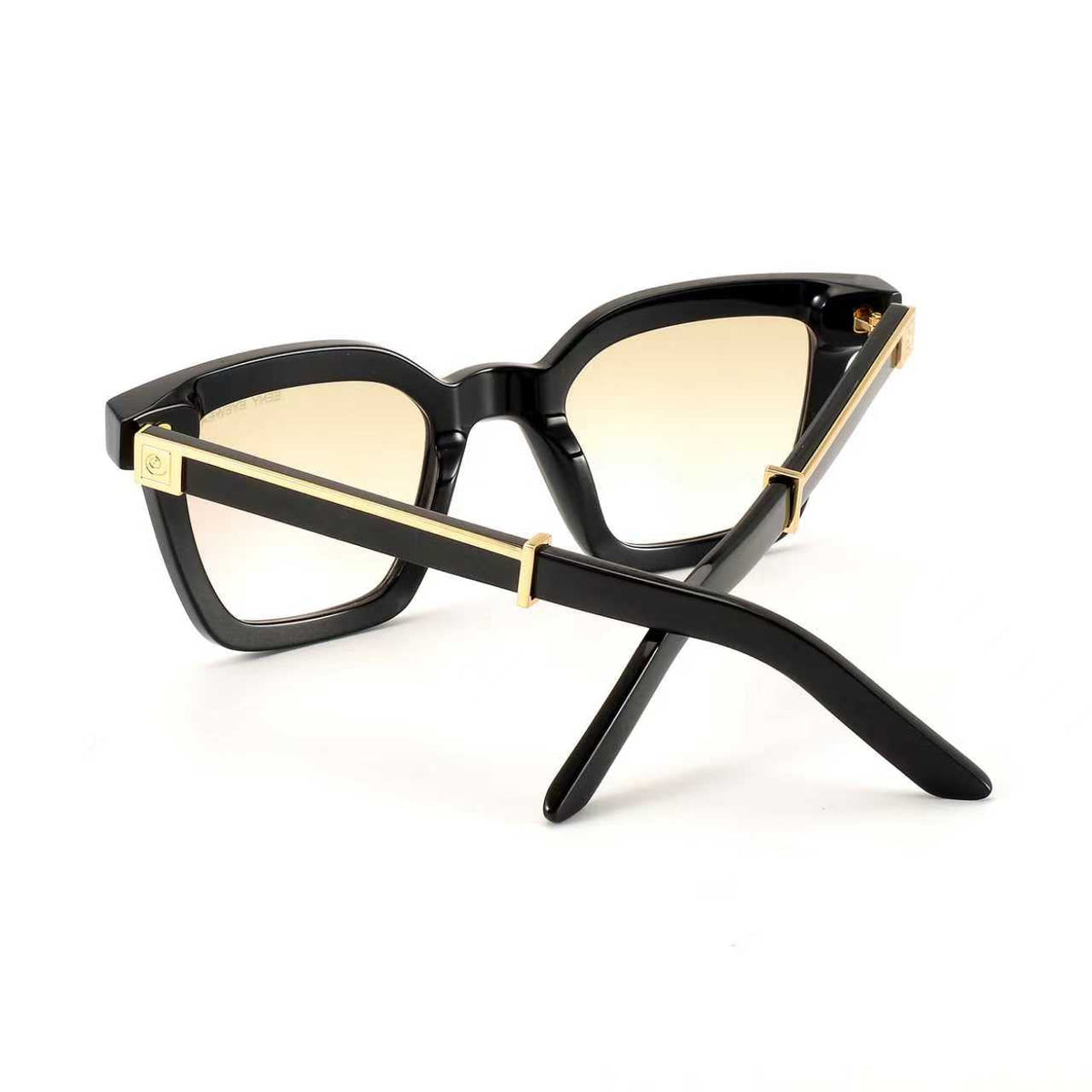 Black Master Flash sunglasses by Exclusive Eyes Inc with blue light lenses, sleek and stylish eyewear for everyday wear.