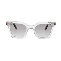Black Master Flash sunglasses with blue light lenses by EXCLUSIVE EYES, INC, showing the stylish frame and tinted blue lenses.