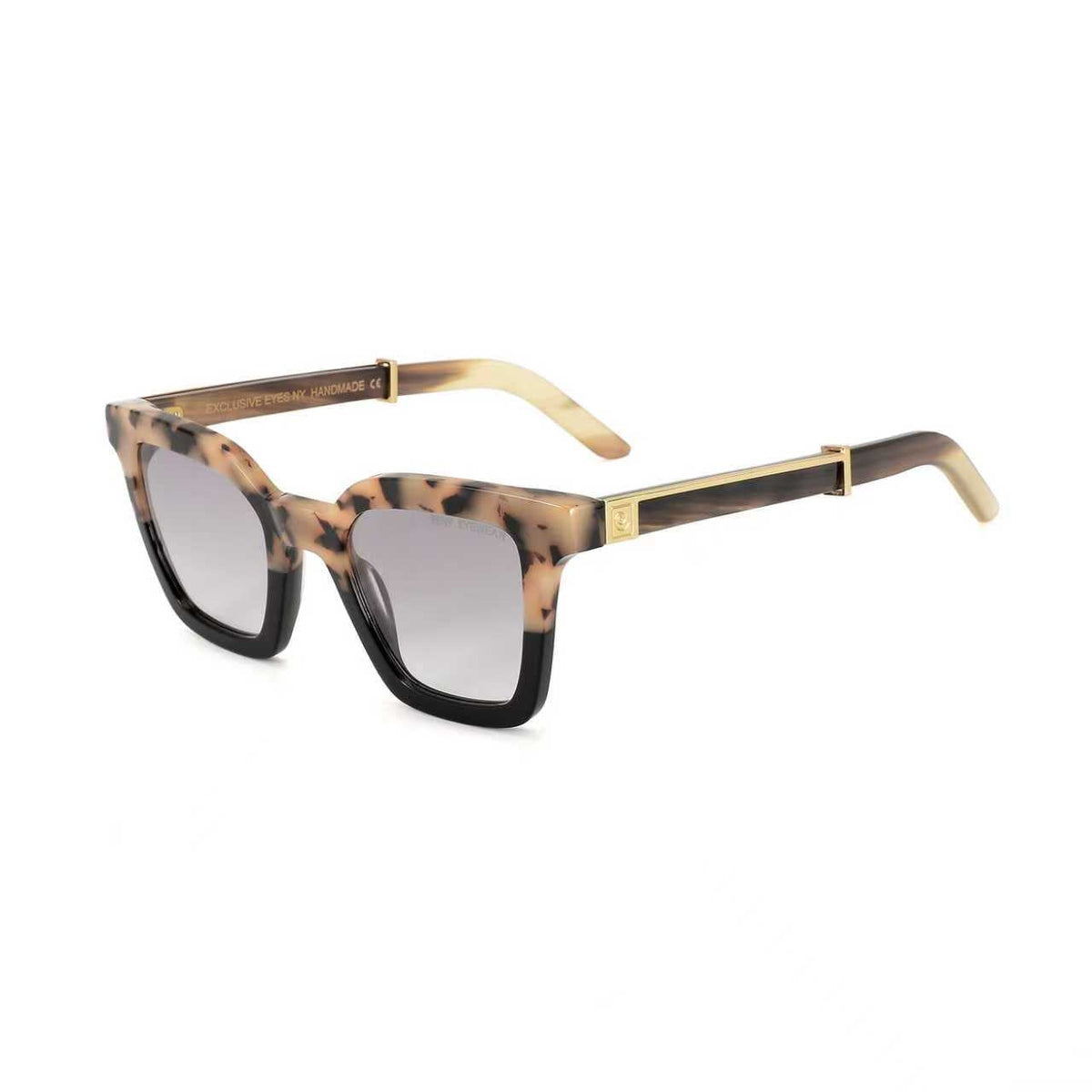 Black Master Flash sunglasses by Exclusive Eyes Inc with blue light lenses and sleek design.