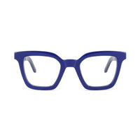 Black EXCLUSIVE EYES MASTER FLASH sunglasses with blue light lenses, featuring sleek design and reflective lenses.