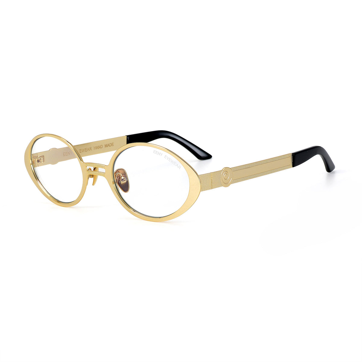 Diamond sunglasses by EXCLUSIVE EYES INC featuring stylish black frames and tinted lenses in a close-up view.