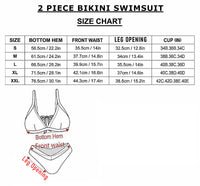 American flag bikini set by Festival Drip featuring a two-piece swimsuit with patriotic red, white, and blue star design.