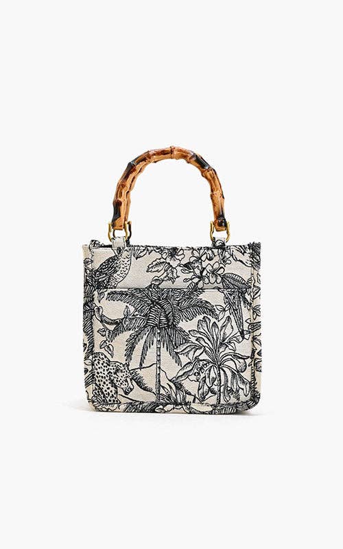 Black Forbidden Handbag from Fitkitty Culture Accessories, featuring sleek design and stylish details for women.