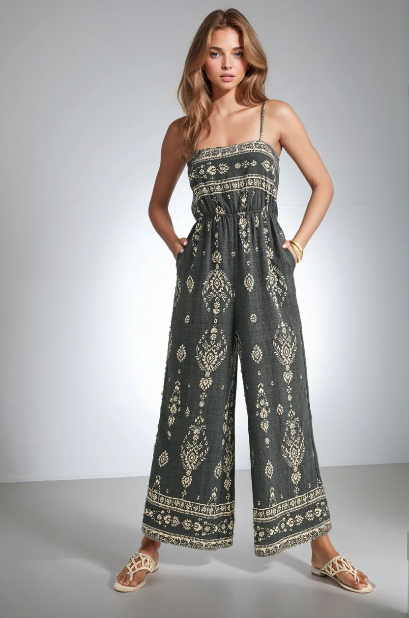 Fitkitty Culture Wanderlight Jumpsuit, stylish women's athleisure wear with a comfortable fit and modern design, perfect for yoga and casual wear.