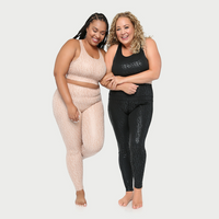 Black metallic cheetah print active leggings by Fitkitty Culture, designed for yoga and workout wear, fitted and stretchy.