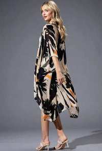 Ember Bloom Kimono from Fitkitty Culture Athleisure Wear, lightweight floral kimono perfect for yoga and casual wear