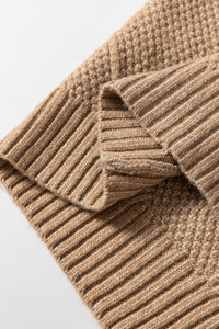 Cable knit sweater dress by Fitkitty Culture, styled as casual women's clothing with a cozy, textured knit design.