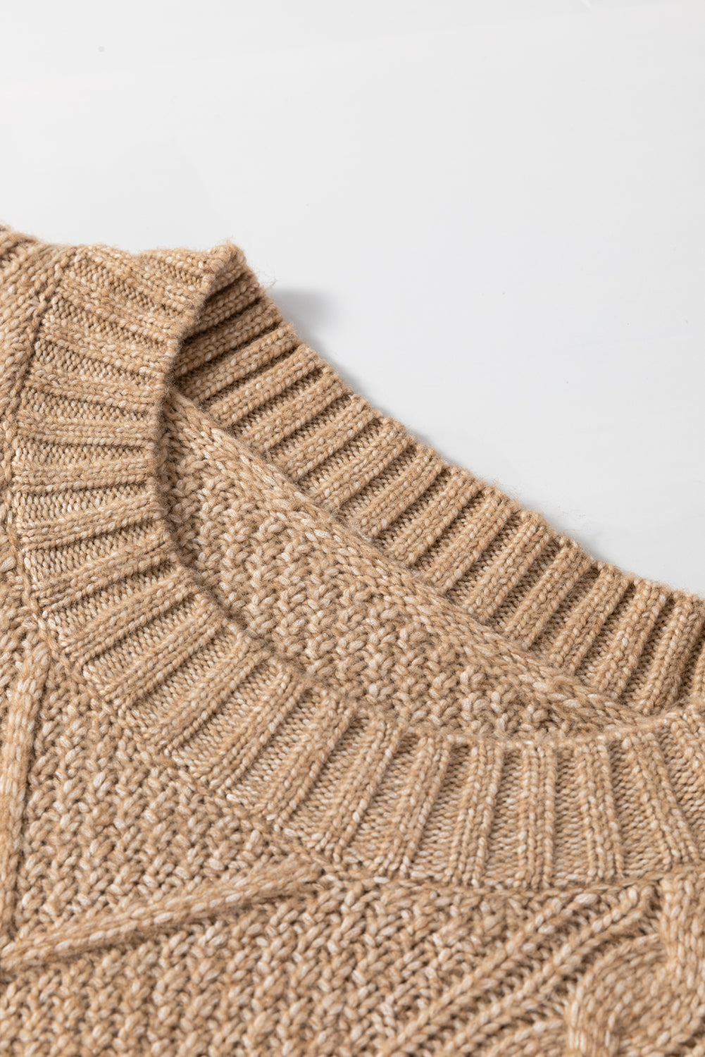 Cable knit sweater dress by Fitkitty Culture, showing a cozy, stylish women's clothing piece with textured knit fabric.