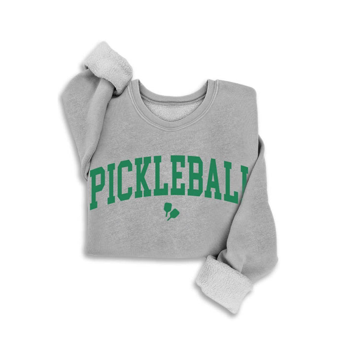 Fitkitty Culture PowerPlay Pickleball Mineral Sweatshirt, women’s casual athletic clothing with a cozy design and sporty style.