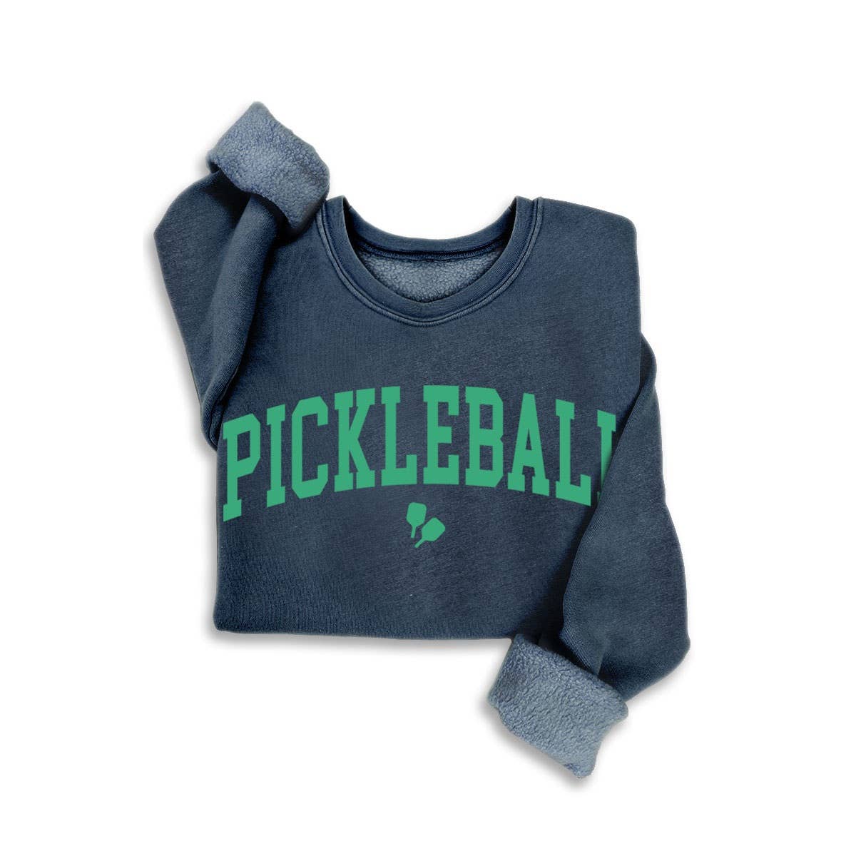 PowerPlay Pickleball Mineral Sweatshirt by Fitkitty Culture, cozy athletic clothing with a sporty design for women.