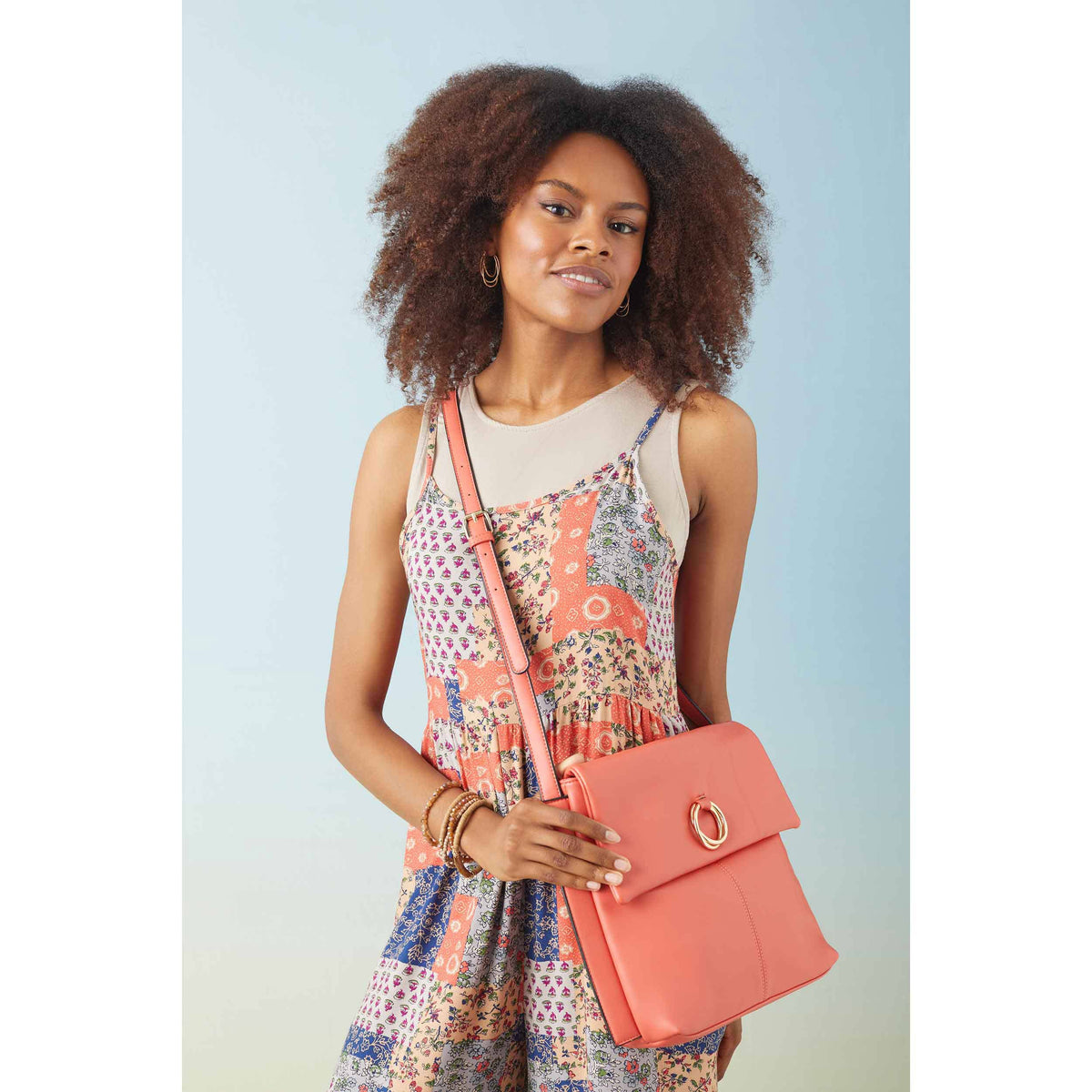 Serenity patchwork jumpsuit by Fitkitty Culture, women's clothing with floral print and side pockets, casual and comfortable style.