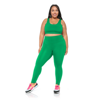Black Fitkitty Culture BodyLove high-rise leggings, women's workout leggings designed for yoga and active wear.