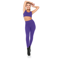 Black Fitkitty Culture BodyLove high-rise leggings, women's workout leggings, stretchy yoga and activewear for comfortable movement.
