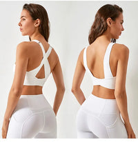 Black Fitkitty Culture athletic sports bra with front zipper, high-impact support, designed for women's workout and yoga wear.
