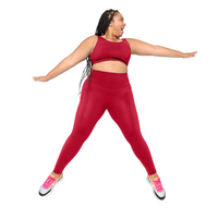 Black Fitkitty Culture Athleisure Wear BodyLove High Support Sports Bra for women, showcasing supportive design and comfortable fit.