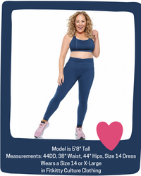 Black Fitkitty Culture BodyLove High Support Sports Bra for women, showcasing its supportive design and athletic fit.
