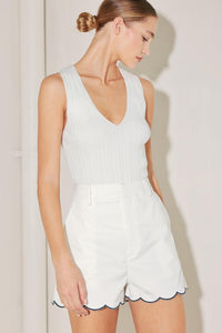 Flying Tomato Resort Ready woven shorts in white, featuring a relaxed fit and casual style, ideal for summer and beach wear.