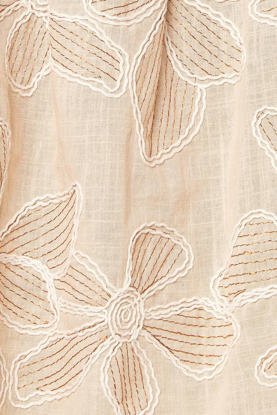 Flying Tomato Darcy Dream woven top and shorts set in taupe, featuring lightweight fabric and stylish design for casual wear.