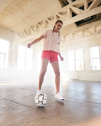 Goal Five G5 Advance 4.5-inch knit shorts with star pattern, showcasing comfortable athleticwear design and fabric details.