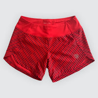 Black Excel women's workout shorts by Goal Five, designed for training, with a comfortable fit and sporty style.